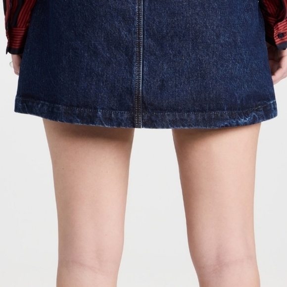 Re/done 70s button front mini skirt - Picture 8 of 14